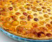 Tarte aux mirabelles façon clafoutis