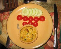 Quiche carotte-potiron