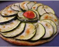 Tarte fine à la courgette