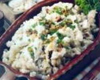 Les quenelles du fromage blanc de lait de brébis