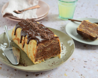 Cake de crêpes au chocolat