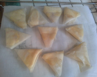 Samoussas au Maroilles et à la bière de printemps