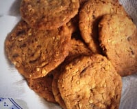 Cookies aux flocons d'avoines et 2 chocolats
