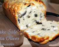 Cake salé feta olives