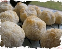 Boules noix de coco / vanille (Sans beurre)