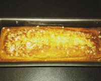 Cake à la noix de coco et confiture de fraises