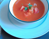 Soupe de tomate à la grenadine