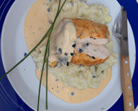 Filet de lotte sauce roquefort