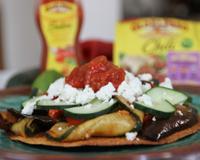 de délicieux tostadas