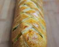 Feuilleté saumon et épinard