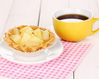 Tarte à l'ananas sur pâte brisée maison