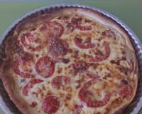 Tarte rapide thon, tomate et moutarde