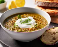 Lentilles aux lardons au Companion