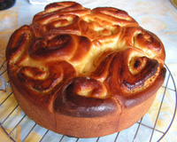 Brioche mousseline aux amandes