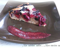 Maxi financier aux fruits rouges