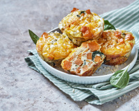 Nina Métayer dévoile sa recette de petits muffins à la patate douce et au Comté, idéale pour l’apéro