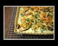 Quiche champignons et cerfeuil sans lactose