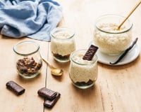 Riz au lait vanille Crêpes Dentelle chocolat noir Gavottes®