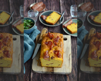 Carrot cake salé au chorizo