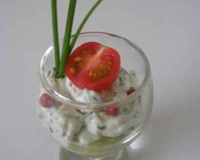 Verrine Avocat-fines herbes