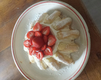 Charlotte aux fraises à la crème de mascarpone