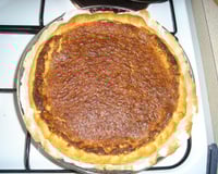 Tarte citronnée au miel et aux amandes