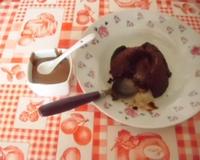 Du chocolat et du caramel avec du carambar.