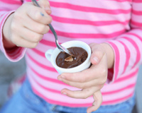 Petits pots de crème au chocolat sans lactose