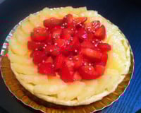 Tarte aux fraises ananas