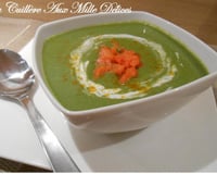 Velouté d'épinards & lait de coco