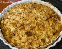 Tarte aux pommes et aux amandes