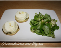 Tartelette salée/sucrée qui convient pour une entrée