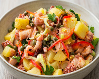 Salade de poulpe et pomme de terre