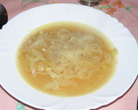 Soupe à l'oignon bon marché