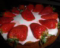 Gâteau portugais aux fraises pour la fete des mères