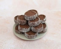 Duo de sablés diamant à la vanille et au cacao