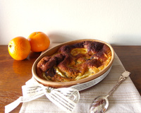Gratin à la clémentine et chocolat
