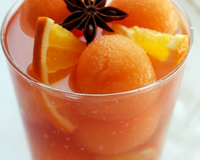 Cette sangria toute fraîche, entre melon et rosé, au parfum d'été !