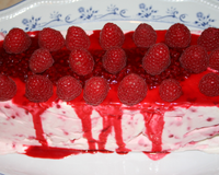 C'est un dessert beau à voir et bon à manger, mais ce n'est pas un semifreddo italien classique, il ne contient pas d'œufs, que de la chantilly et du sucre.