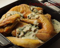 Poulet au riesling et au lait de soja