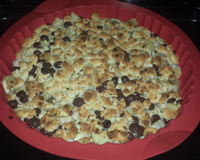 Crumble chocolat banane