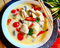 Soupe thaï au poulet (Tom Kha Kaï)