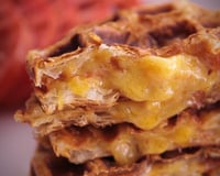 Gaufres feuilletées au chorizo