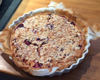 Tarte crémeuse aux fruits rouges