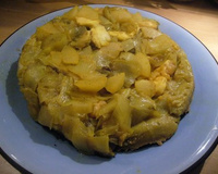 Tatin d'endives, chèvre et poire, aux parfums de miel et de thym