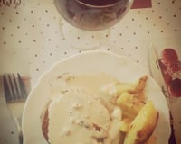 Tournedos de magret de canard sauce foie gras