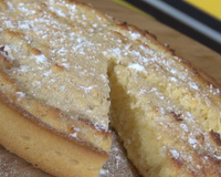 Tarte vanillée à la noix de coco et crème fraîche