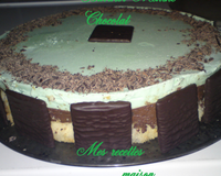 Bavarois menthe-chocolat