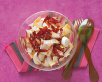 Salade d'endives au chorizo croustillant