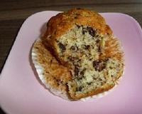 Délicieux muffins au bon goût de banane et de chocolat, un regal pour les papilles et pour la ligne !